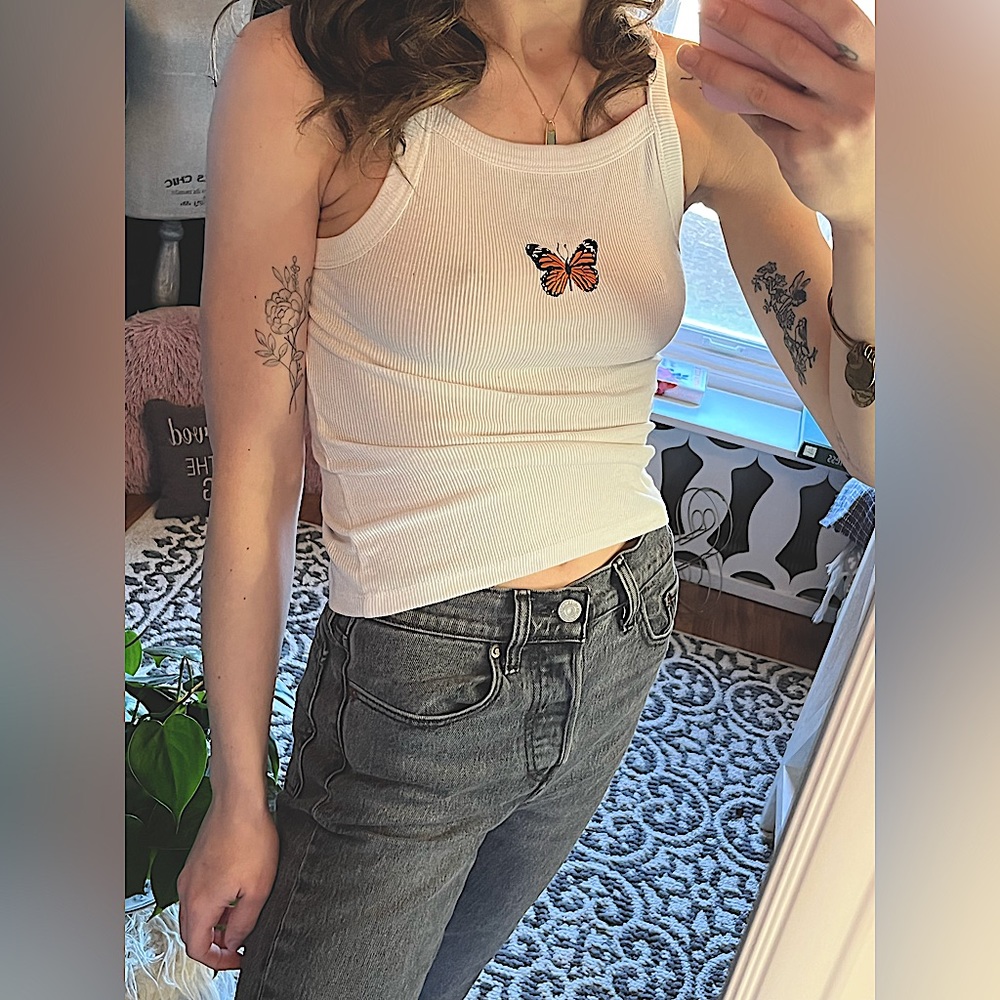 y2k butterfly tank ✨